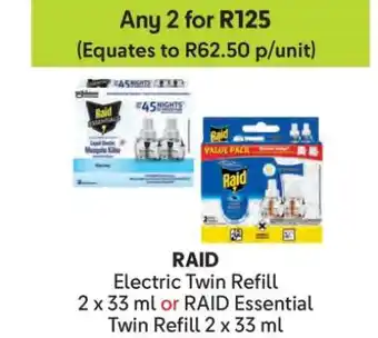 Makro RAID Electric Twin Refill offer