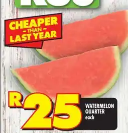 Shoprite WATERMELON QUARTER offer