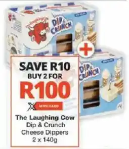 Checkers The Laughing Cow Dip & Crunch Cheese Dippers offer