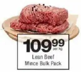 Checkers Lean Beef Mince Bulk Pack offer