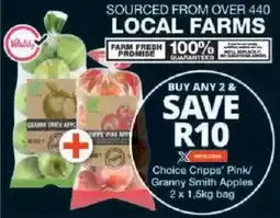 Checkers Choice Cripps' Pink/ Granny Smith Apples offer