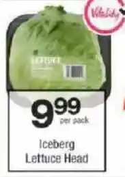 Checkers Iceberg Lettuce Head offer