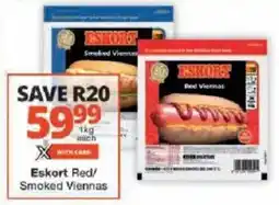 Checkers Eskort Red/ Smoked Viennas offer