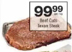Checkers Beef Cuts Texan Steak offer