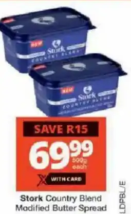 Checkers Stork Country Blend Modified Butter Spread offer