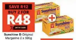 Checkers Sunshine D Original Margarine offer