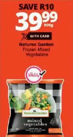 Checkers Natures Garden Frozen Mixed Vegetables offer