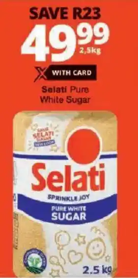 Checkers Selati Pure White Sugar offer