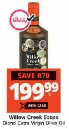 Checkers Willow Creek Estate Blend Extra Virgin Olive Oil offer