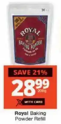 Checkers Royal Baking Powder Refill offer