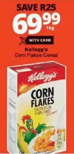 Checkers Kellogg's Corn Flakes Cereal offer