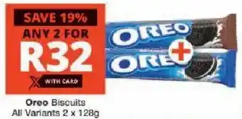 Checkers Oreo Biscuits All Variants offer