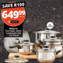 Checkers Majoré Stainless Steel Cookware Set offer