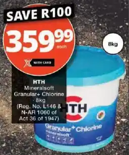Checkers HTH Mineralsoft Granular+ Chlorine offer