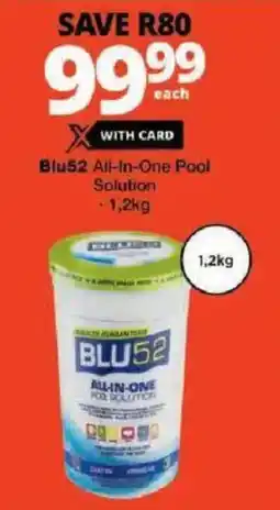 Checkers Blu52 All-In-One Pool Solution offer