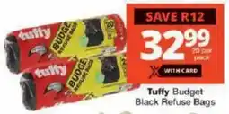 Checkers Tuffy Budget Black Refuse Bags offer