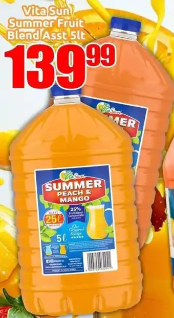 Three Star Cash and Carry Vita Sun Summer Fruit Blend Asst offer
