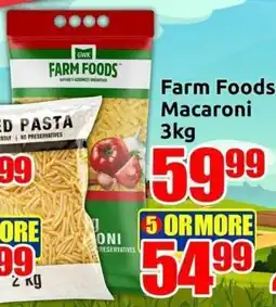 Three Star Cash and Carry Farm Foods Macaroni offer