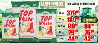 Three Star Cash and Carry Farm Foods Top White Maize Meal offer