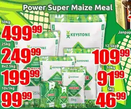 Three Star Cash and Carry Power Super Maize Meal offer