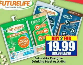 Three Star Cash and Carry Futurelife Energize Drinking Meal Asst offer