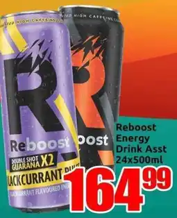 Three Star Cash and Carry Reboost Energy Drink Asst offer