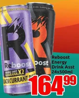 Three Star Cash and Carry Reboost Energy Drink Asst offer