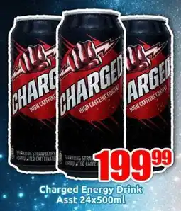 Three Star Cash and Carry Charged Energy Drink Asst offer