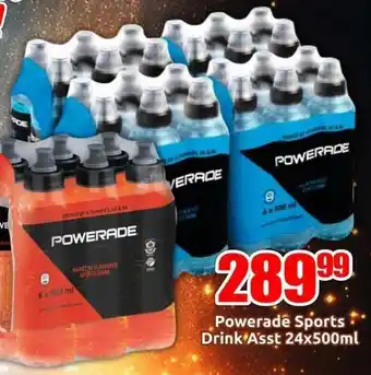 Three Star Cash and Carry Powerade Sports Drink Asst offer