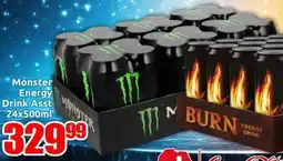 Three Star Cash and Carry Monster Energy Drink Asst offer