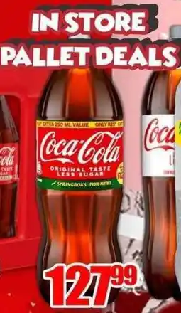 Three Star Cash and Carry Coca-Cola Soft Drink offer