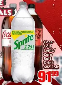 Three Star Cash and Carry Coca-Cola Light/ Zero Soft Drink offer