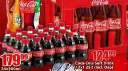 Three Star Cash and Carry Coca-Cola Soft Drink offer