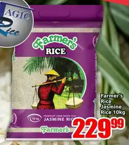 Three Star Cash and Carry Farmer's Rice Jasmine Rice offer