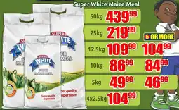 Three Star Cash and Carry Super White Maize Meal offer
