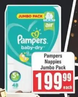 Frontline Pampers Nappies Jumbo Pack offer