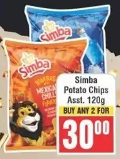 Frontline Simba Potato Chips offer