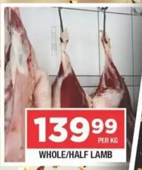 Frontline Whole/ Half Lamb offer