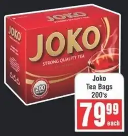 Frontline Joko Tea Bags offer