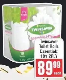 Frontline Twinsaver Toilet Rolls Essentials offer