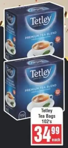 Frontline Tetley Tea Bags offer
