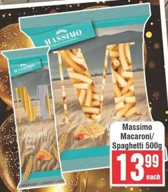 Frontline Massimo Macaroni/ Spaghetti offer
