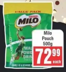 Frontline Nestle Milo Pouch offer