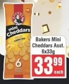 Frontline Bakers Mini Cheddars Asst. offer