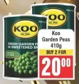 Frontline Koo Garden Peas offer