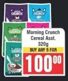 Frontline Morning Crunch Cereal Asst. offer