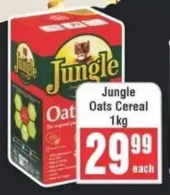 Frontline Jungle Oats Cereal offer