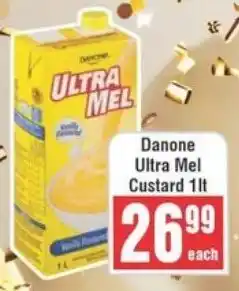 Frontline Danone Ultra Mel Custard offer
