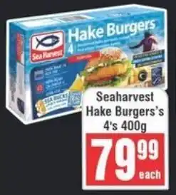 Frontline Seaharvest Hake Burgers offer