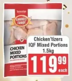 Frontline Sovereign Chicken'tizers IQF Mixed Portions offer